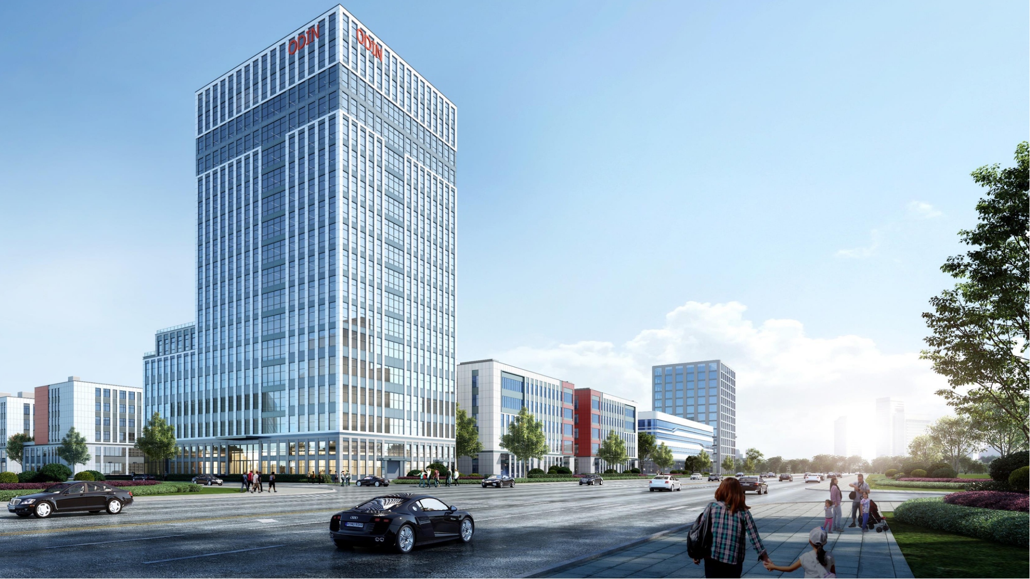 马克威恩集团总部大楼封顶，展现企业新气象！